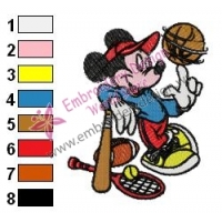 Mickey Mouse Cartoon Embroidery 56